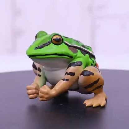 Japan Qualia Gashapon Capsule Toy Frog Wrestler Figures Sumo Frog Model Doll Ornament Desktop Decoratoion Childern Gifts