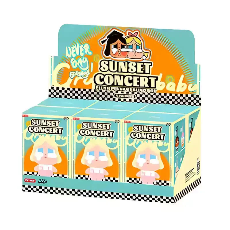 Popmart Crybaby Sunset Song Party Series Muppet Pendant Blind Box Cute Crying Baby Doll Blind Bag Guess Bag Bag Decoration