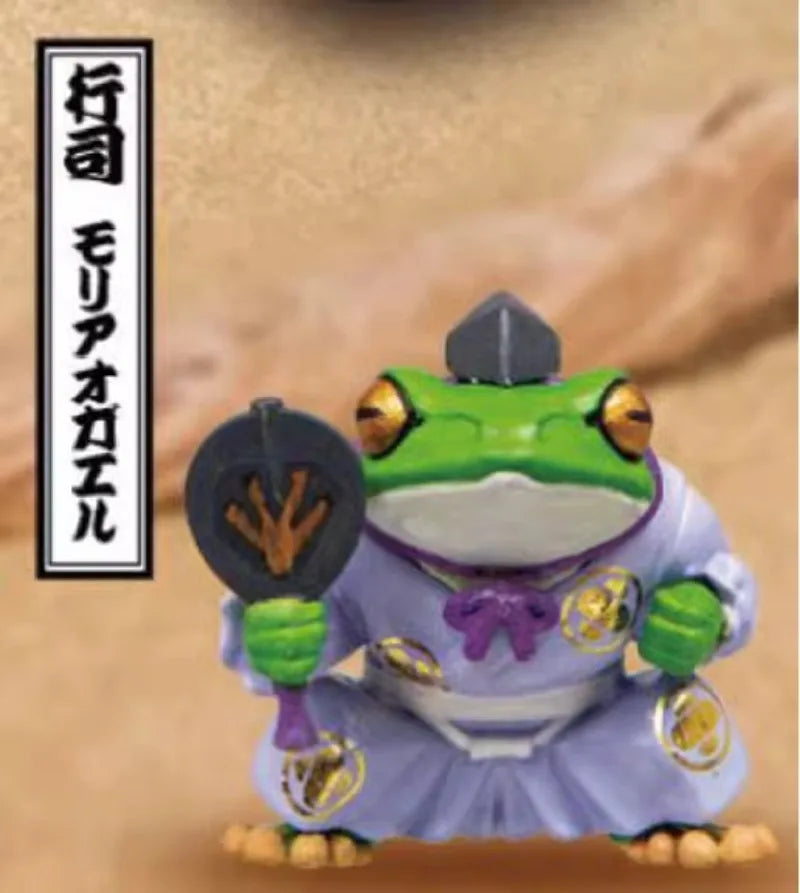Japan Qualia Gashapon Capsule Toy Frog Wrestler Figures Sumo Frog Model Doll Ornament Desktop Decoratoion Childern Gifts